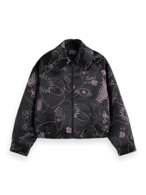 Scotch &Soda 178076 Jacquard Bomber Jacket