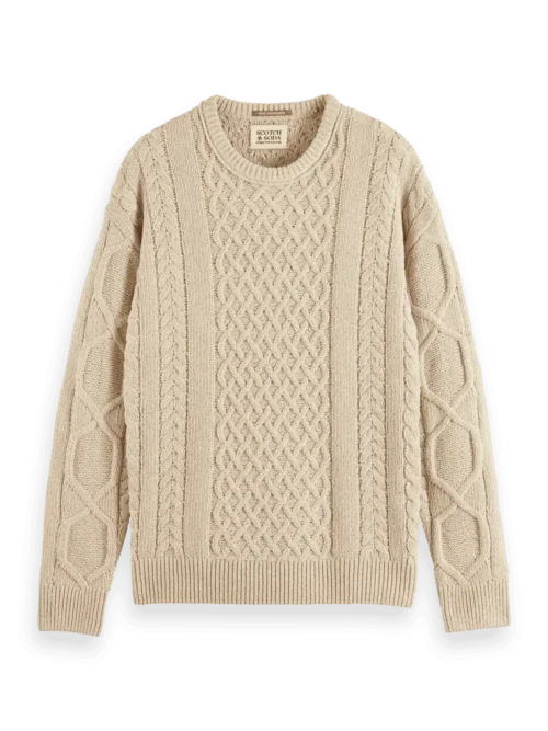 Scotch & Soda 178830 Round neck dropped shoulder Chenille knit - Image 6