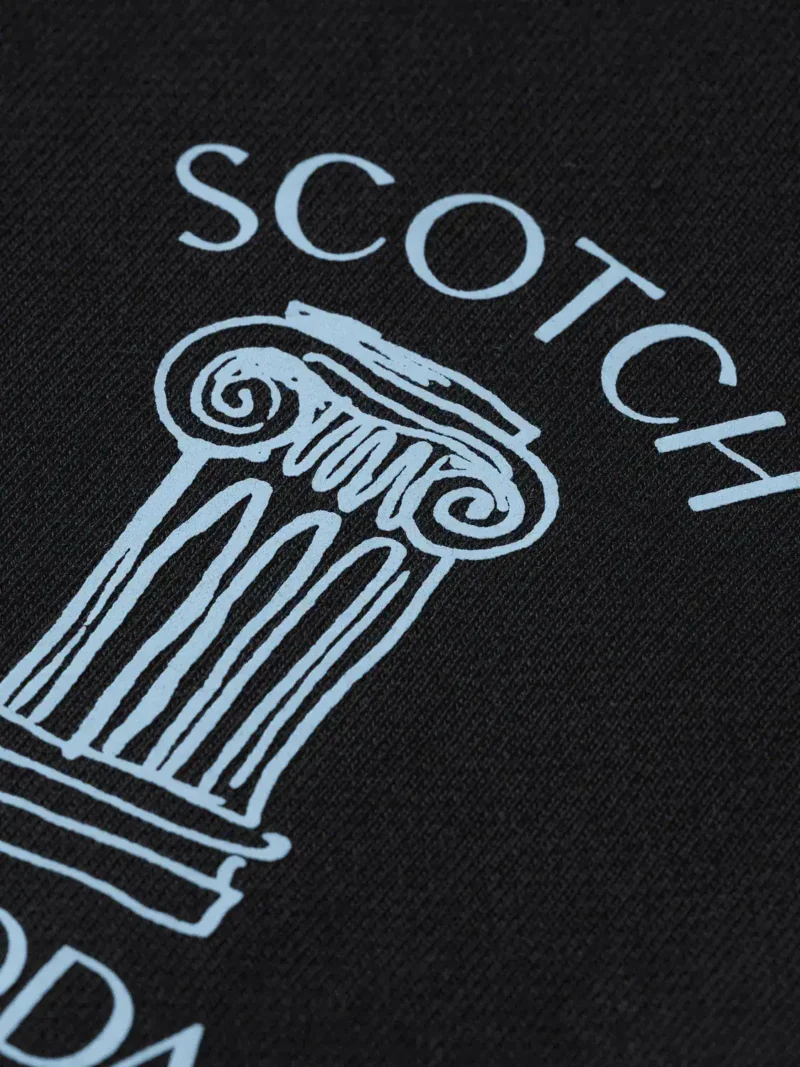 Scotch & Soda 179897 Sweatshirt with left chest artwork - Image 4