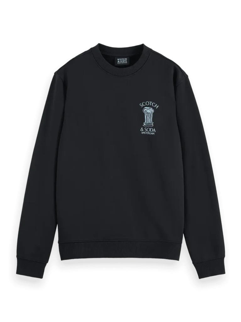Scotch & Soda 179897 Sweatshirt with left chest artwork - Image 5
