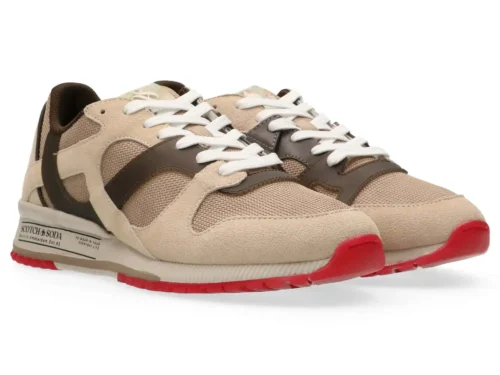 Alternative view of Scotch & Soda MEN Vivex Suede low trainers beige