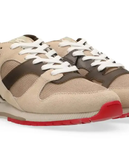 Alternative view of Scotch & Soda MEN Vivex Suede low trainers beige