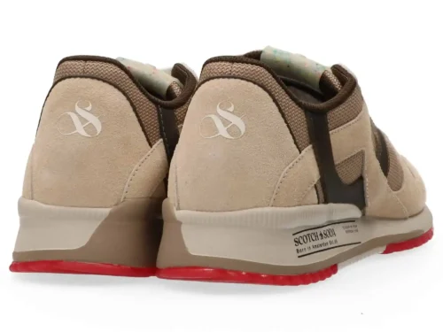 Scotch & Soda MEN Vivex Suede low trainers beige - Image 3