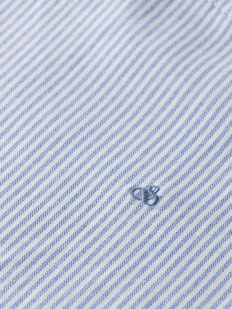 Scotch & Soda 179235 :  Essential girlfriend poplin shirt, Pinstripe - Image 4