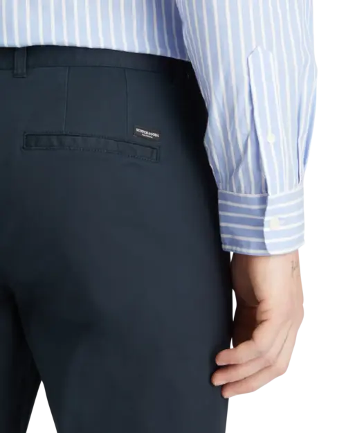 Alternative view of Scotch & Soda 179177 Mott stretch chino Navy