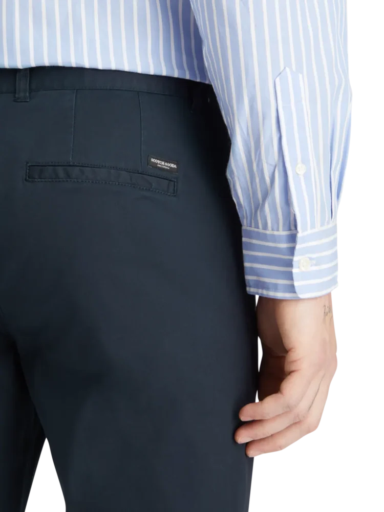 Scotch & Soda 179177 Mott stretch chino Navy - Image 3