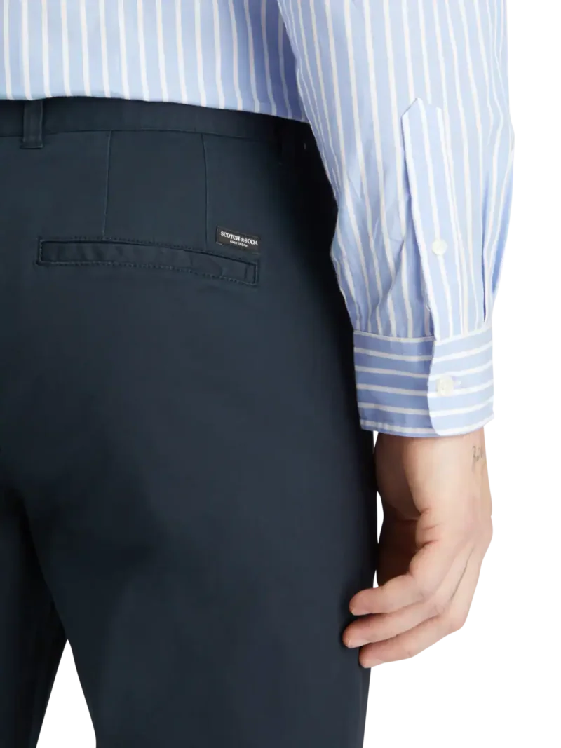 Scotch & Soda 179177 Mott stretch chino Navy - Image 3
