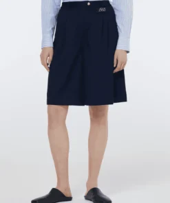 Scotch & Soda 179570 Gabardine twill A-line pleat front shorts