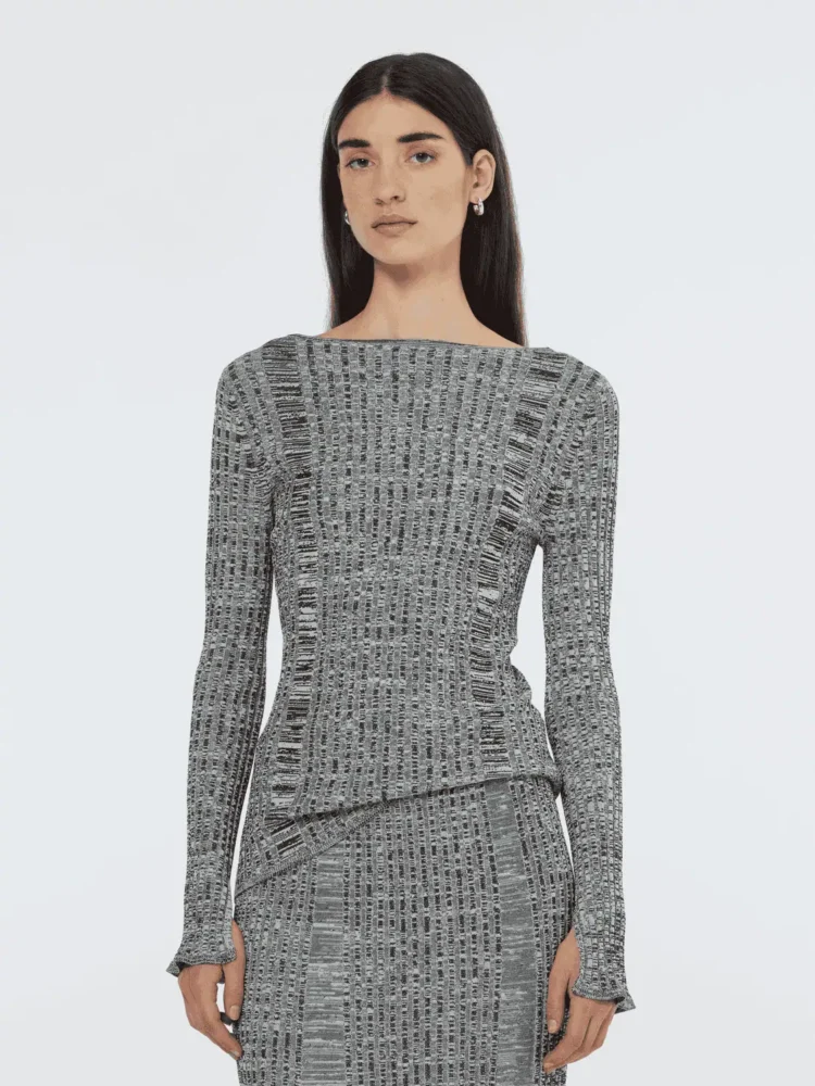 Scotch &Soda 179571 Ribbed knitted pullover - Image 2
