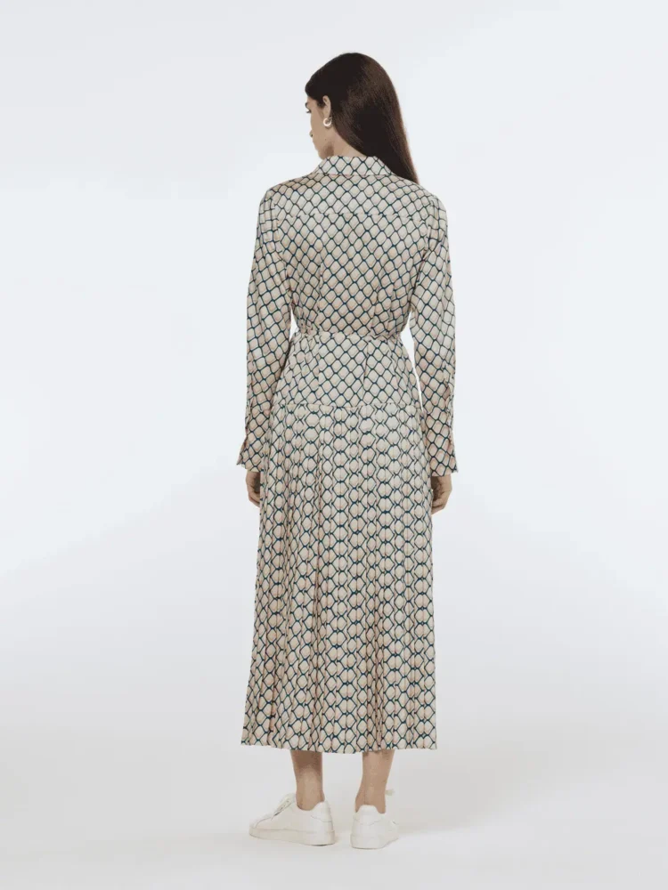 Scotch & Soda 179588  Maxi printed pleated dress - Image 3
