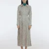 Scotch & Soda 179588  Maxi printed pleated dress