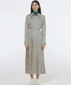 Scotch & Soda 179588  Maxi printed pleated dress