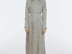 Scotch & Soda 179588  Maxi printed pleated dress