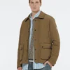 Scotch & Soda 179816 Geometric quilted coat
