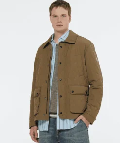 Scotch & Soda 179816 Geometric quilted coat