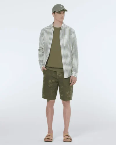 Scotch & Soda 179877 Crinkle striped shirt