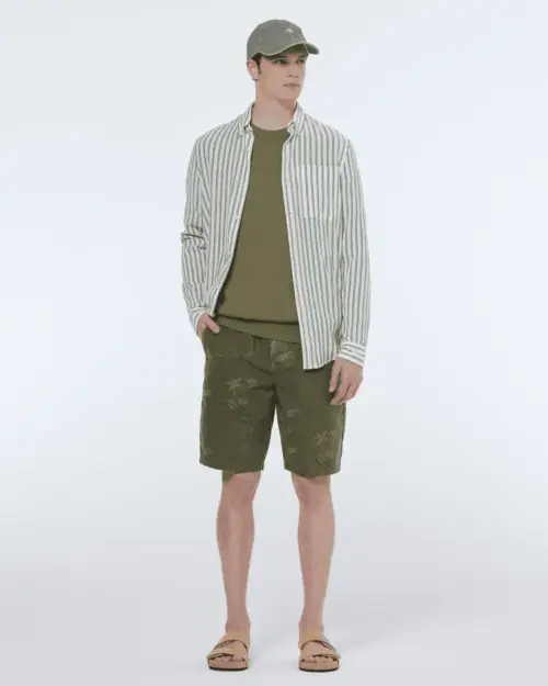 Scotch & Soda 179877 Crinkle striped shirt