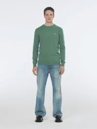 Alternative view of Scotch & Soda 179906 Viscose crewneck Sage green