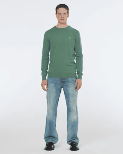 Alternative view of Scotch & Soda 179906 Viscose crewneck Sage green
