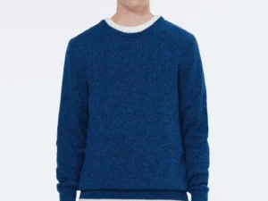 Scotch & Soda 179907 Melange 100% cotton crewneck League blue