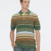 Scotch & Soda 179931 Structured knitted striped polo
