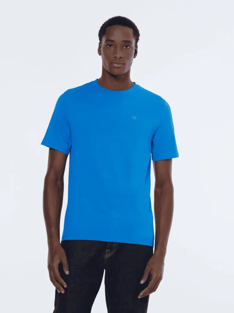 Scotch & Soda 179935 Logo t-shirt League blue