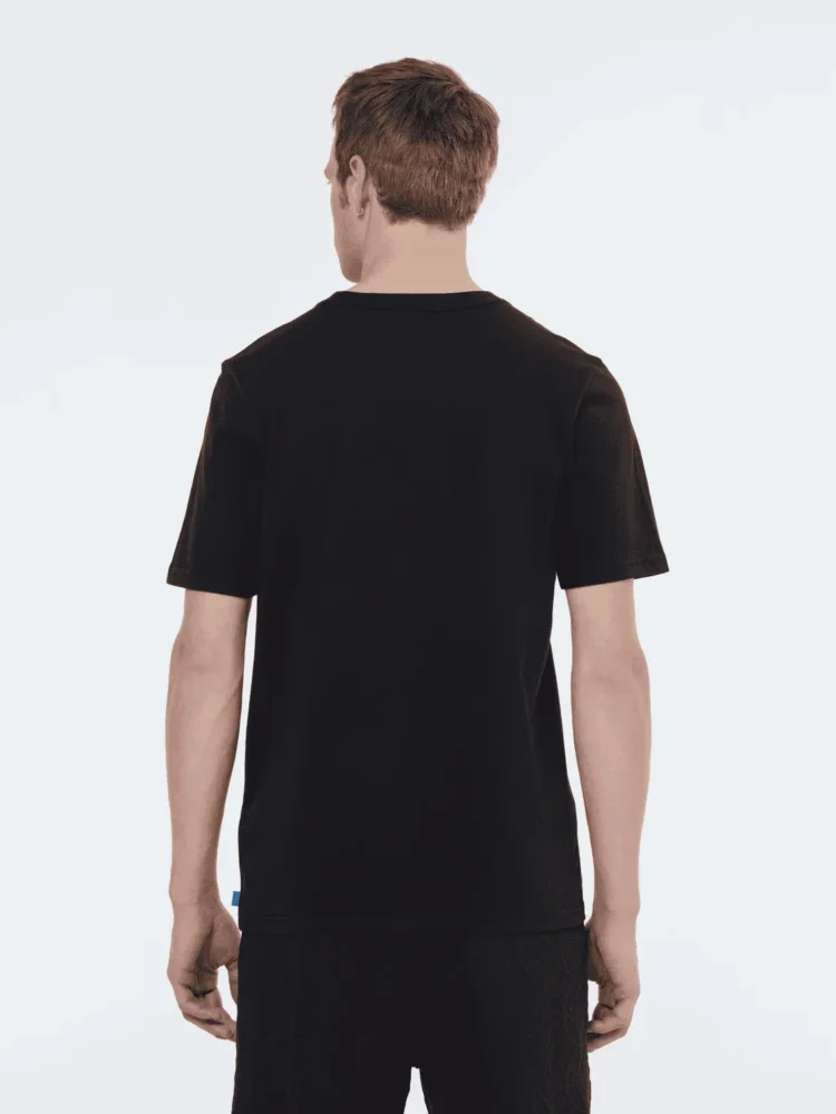 Scotch & Soda 179943 Left chest artwork t-shirt Black - Image 3