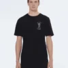 Scotch & Soda 179943 Left chest artwork t-shirt Black