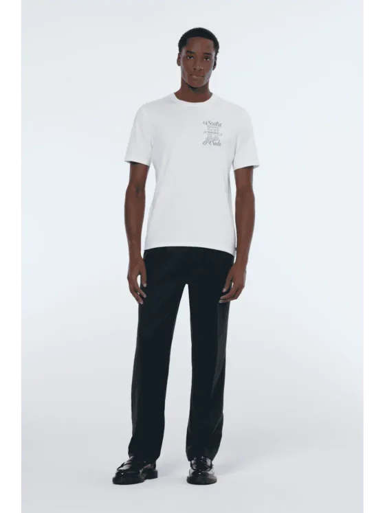 Scotch & Soda 179943 Left chest artwork t-shirt White - Image 2