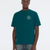 Scotch & Soda 179946 Front & back artwork relaxed fit T-shirt Pitch green