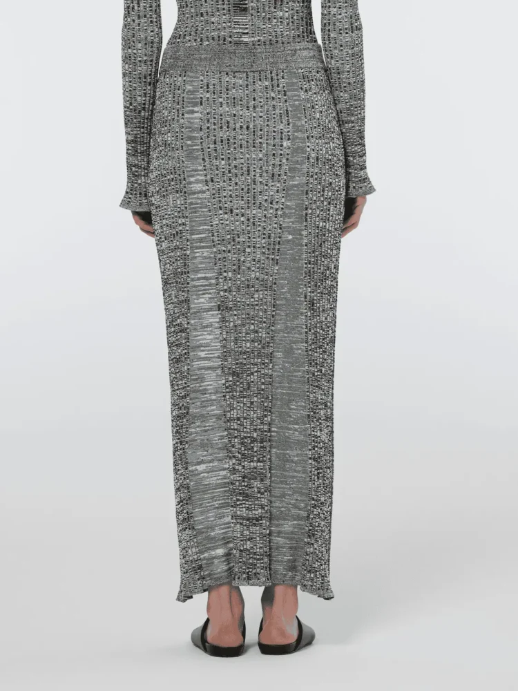 Scotch &Soda 180453 Maxi ribbed knitted skirt - Image 4