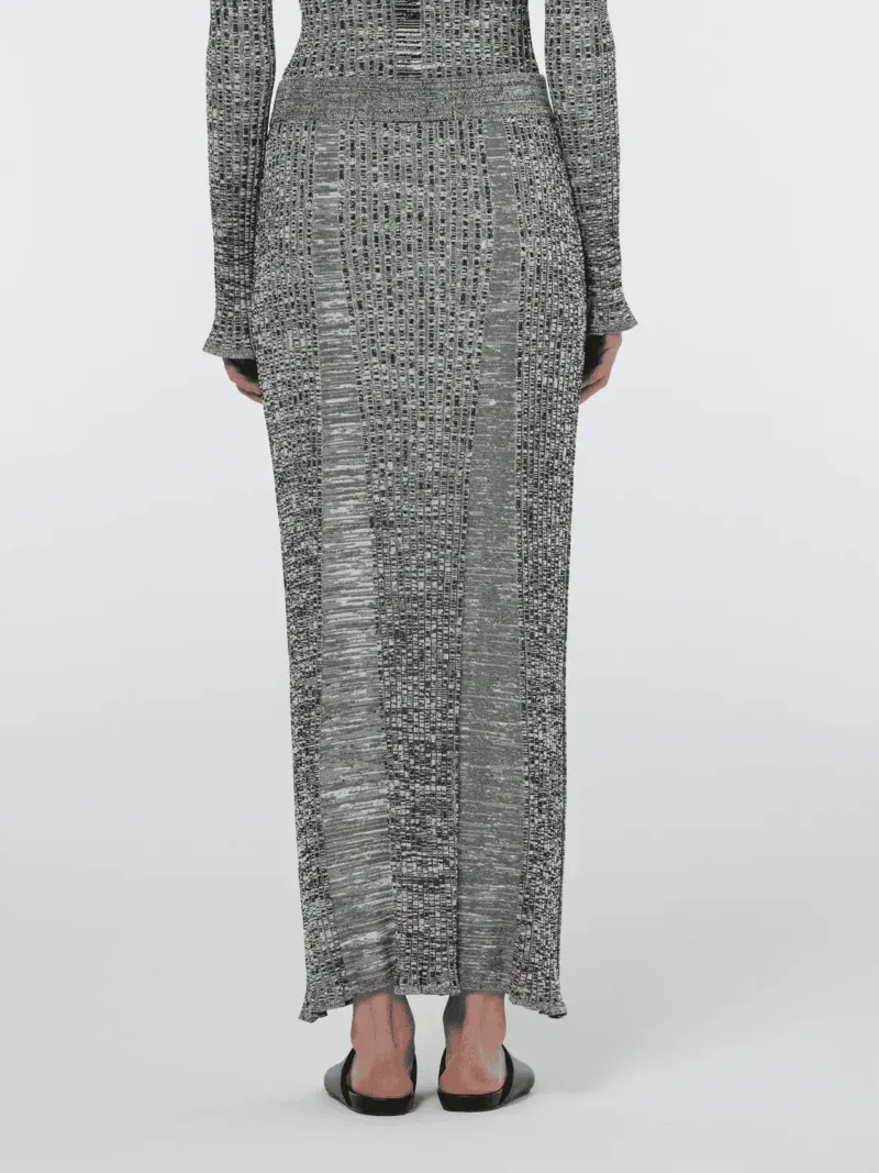 Scotch &Soda 180453 Maxi ribbed knitted skirt - Image 4