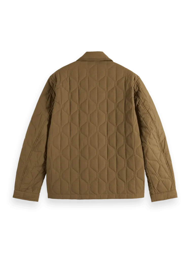 Scotch & Soda 179816 Geometric quilted coat - Image 3
