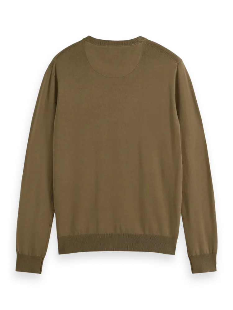 Scotch & Soda 179906 Viscose crewneck Golden brown - Image 4