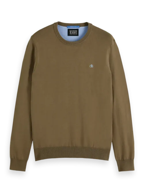 Scotch & Soda 179906 Viscose crewneck Golden brown - Image 6