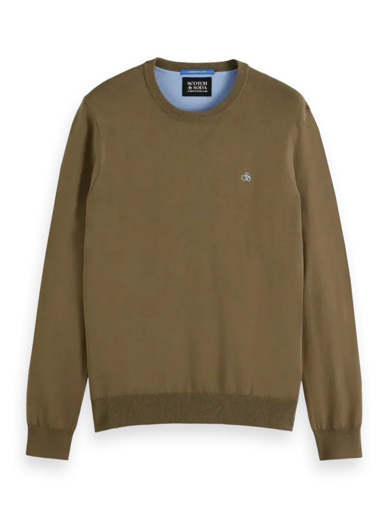 Scotch & Soda 179906 Viscose crewneck Golden brown - Image 6