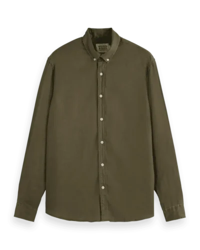 Alternative view of Scotch & Soda 179865 Regular fit linen shirt Classic green