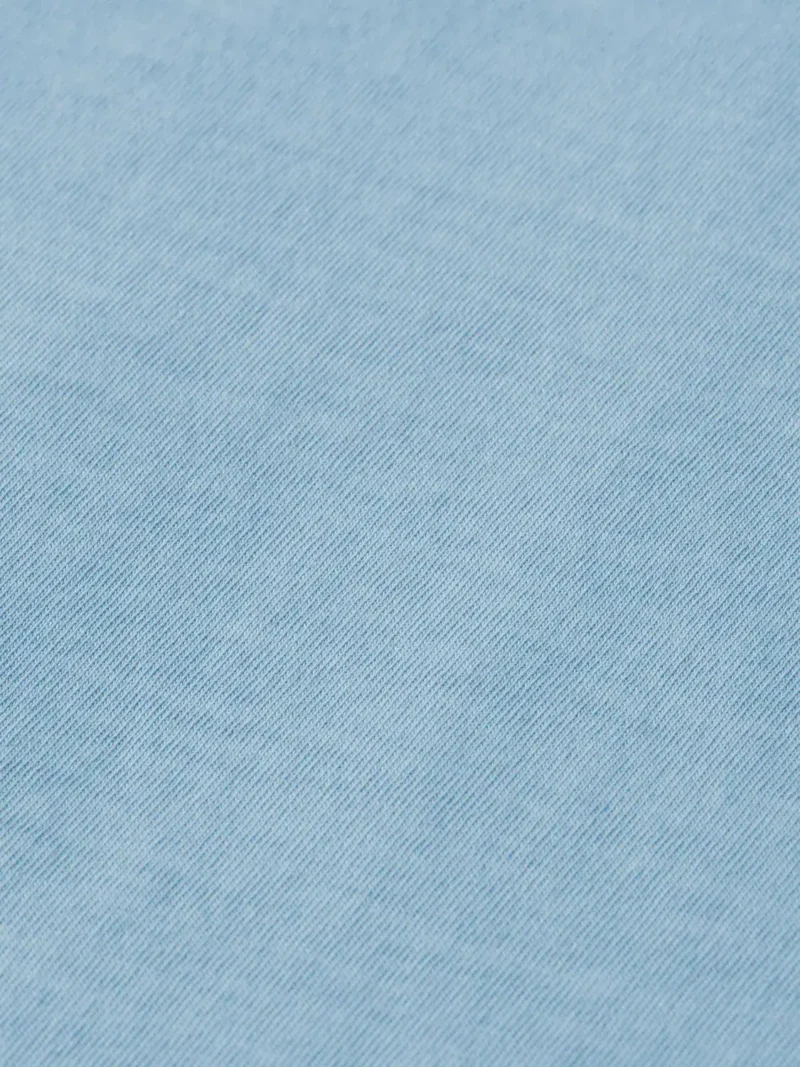 Scotch & Soda 179939 Raw edge relaxed fit T-shirt Spring blue - Image 3