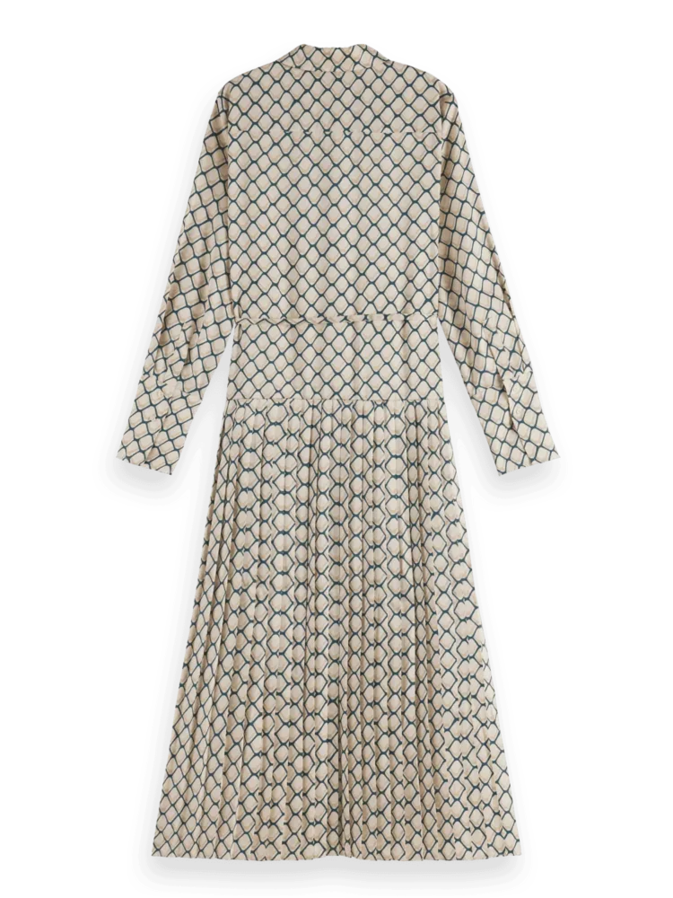Scotch & Soda 179588  Maxi printed pleated dress - Image 4
