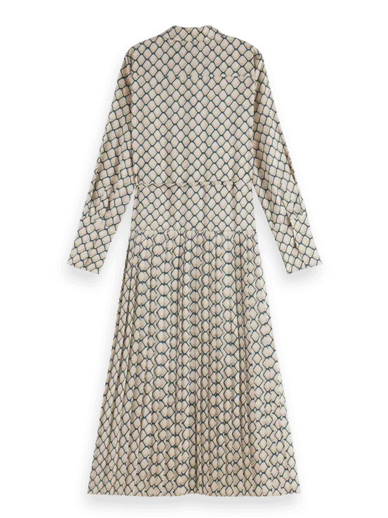 Scotch & Soda 179588  Maxi printed pleated dress - Image 4