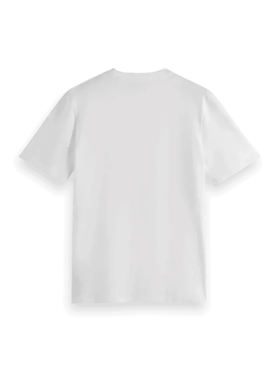 Scotch & Soda 179943 Left chest artwork t-shirt White - Image 5