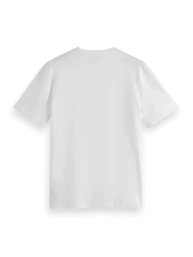 Scotch & Soda 179943 Left chest artwork t-shirt White - Image 5
