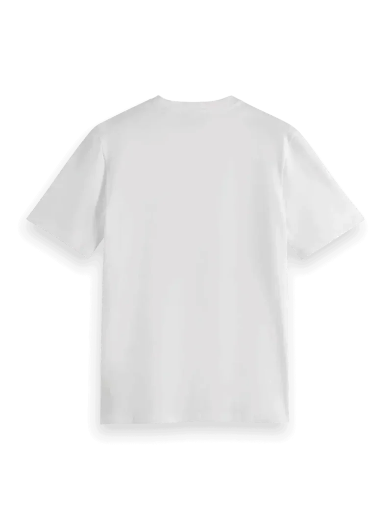 Scotch & Soda 179943 Left chest artwork t-shirt White - Image 5