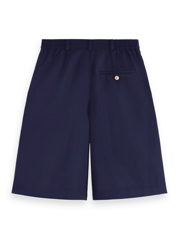 Scotch & Soda 179570 Gabardine twill A-line pleat front shorts - Image 4