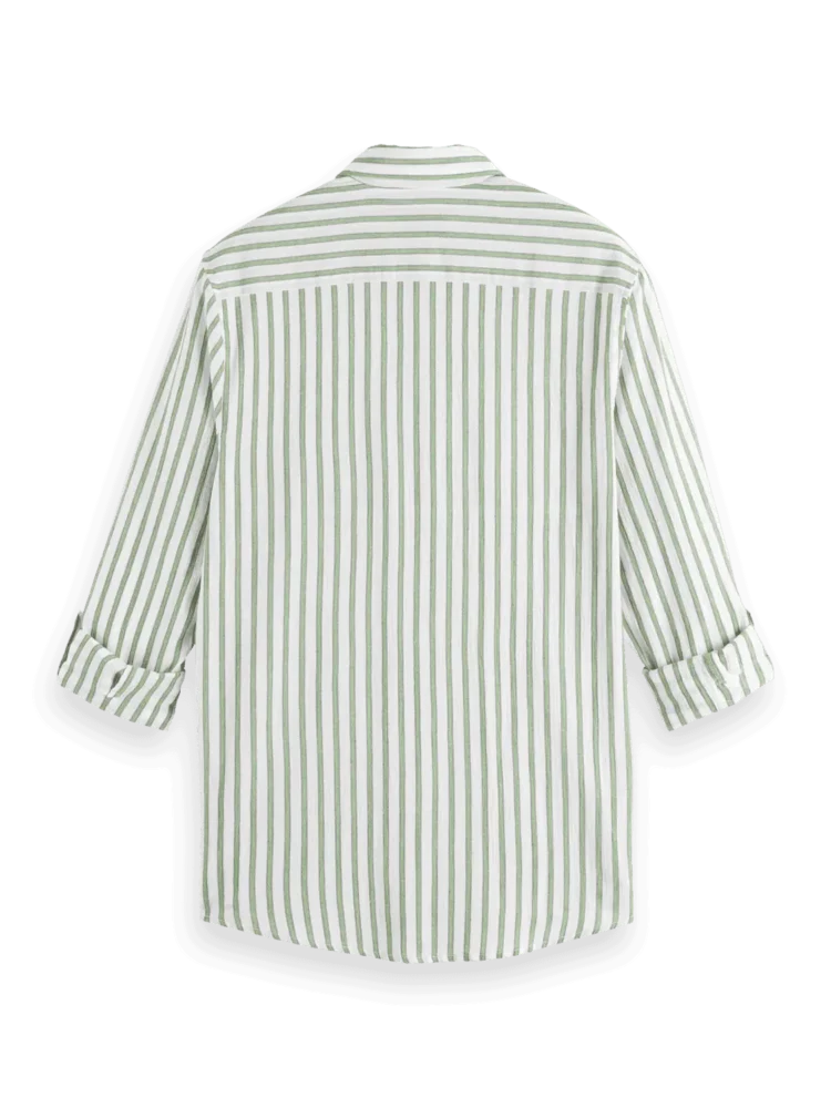 Scotch & Soda 179877 Crinkle striped shirt - Image 3
