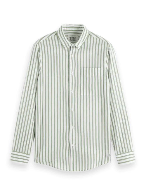 Scotch & Soda 179877 Crinkle striped shirt - Image 4