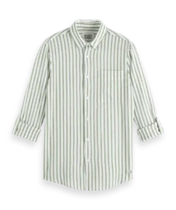 Alternative view of Scotch & Soda 179877 Crinkle striped shirt