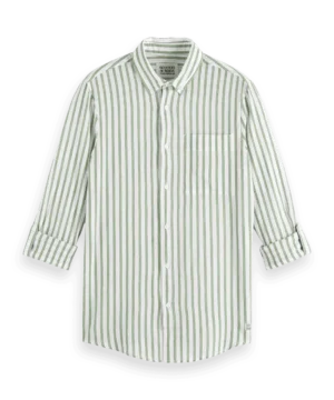 Alternative view of Scotch & Soda 179877 Crinkle striped shirt