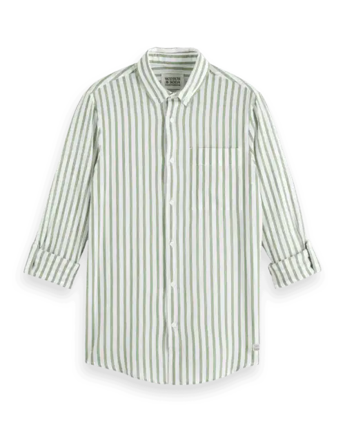 Alternative view of Scotch & Soda 179877 Crinkle striped shirt