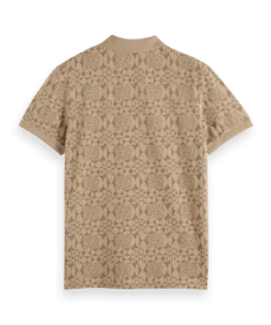 Alternative view of Scotch & Soda 179928 Monogram jacquard polo